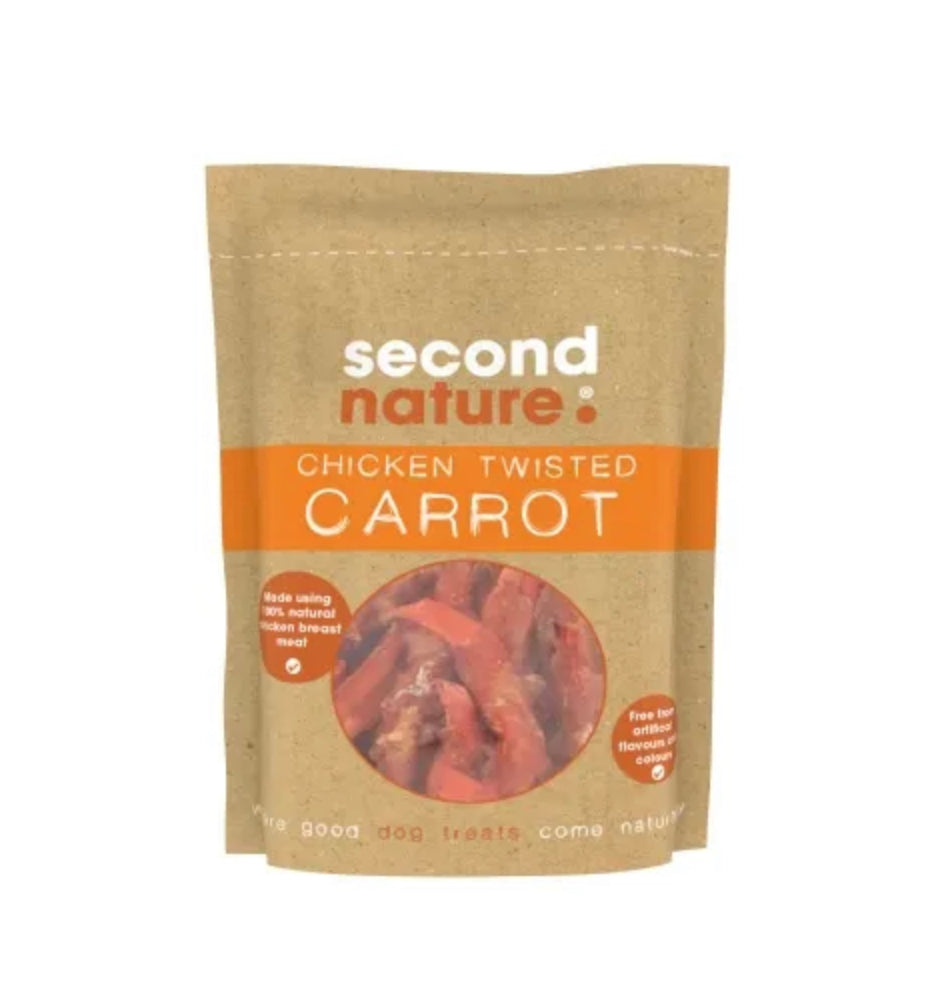 Second Nature Chicken Twisted carrot sticks - 320g